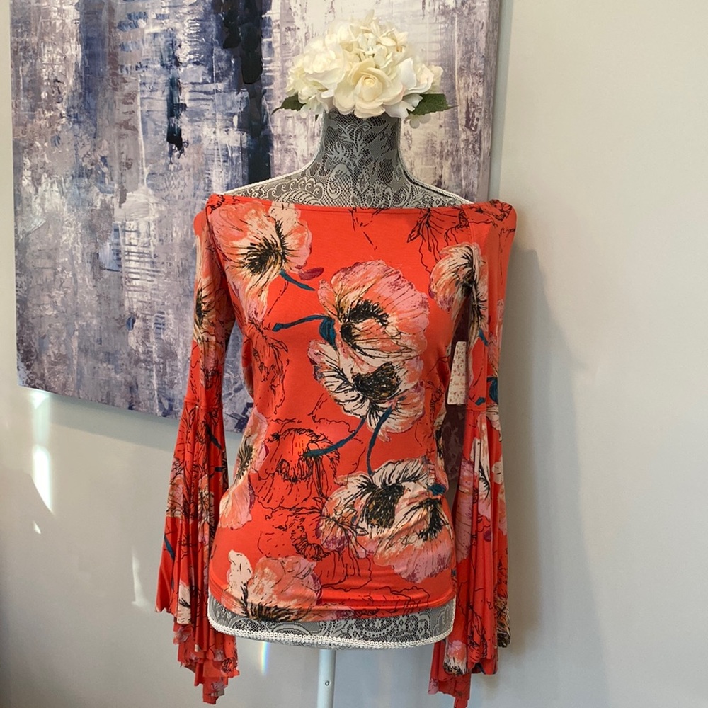 We the Free Free People medium new with tag orange top